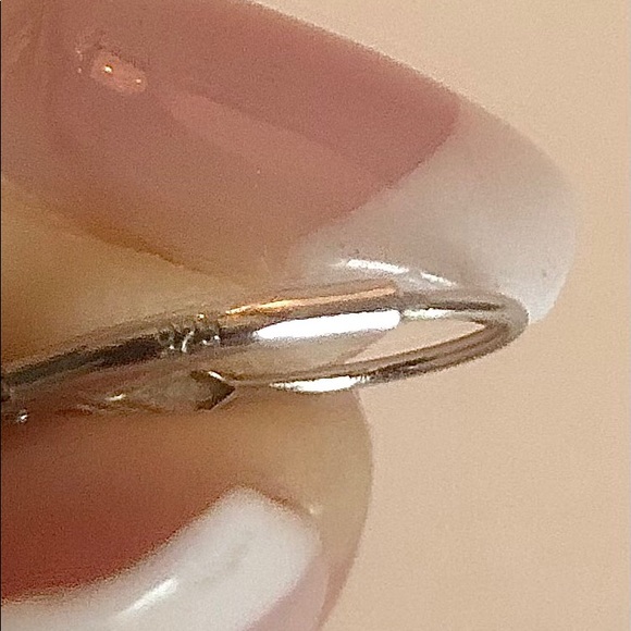 Chevron Amethyst Sterling Gemstone Dangle Earrings - Picture 2 of 3